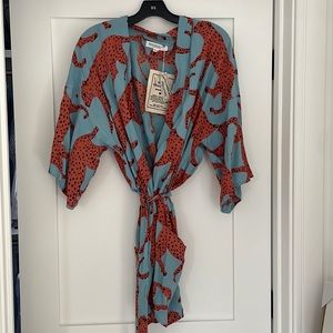 NWT Emerson Fry Fete Layering Top Tigers Blue Size XS/S